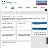 copie d'écran réduction d'impôts
